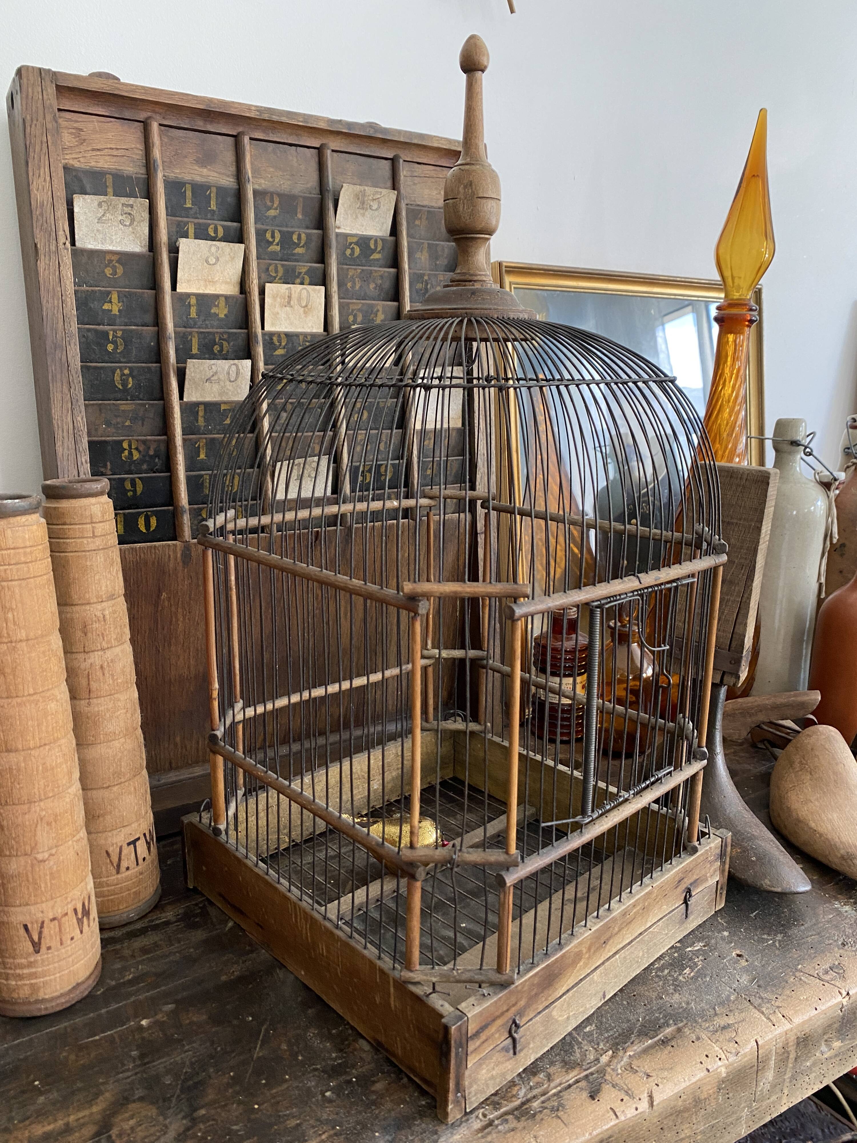 Old bird cage