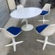 Table et 4 chaises Maurice Burke pour Arkana 1967