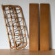Rattan shelf