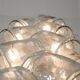Set of 8 composable LP26 wall lamps by Carlo Nason for Mazzega-  Italy 1970