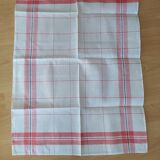 Lot de 6 torchons métis coton/lin vintage neufs
