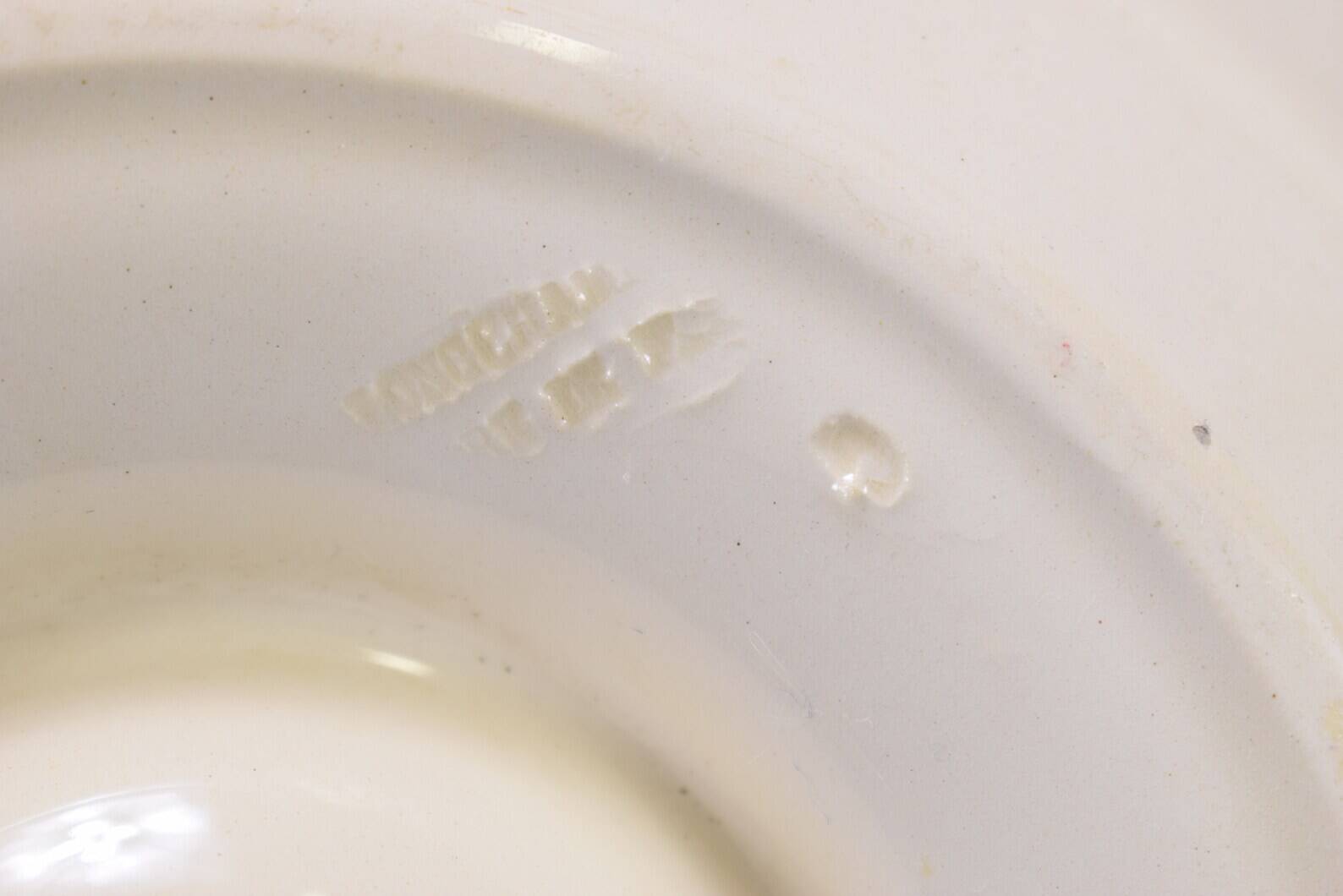 Series of 9 longchamp earthenware knife holders floral decor