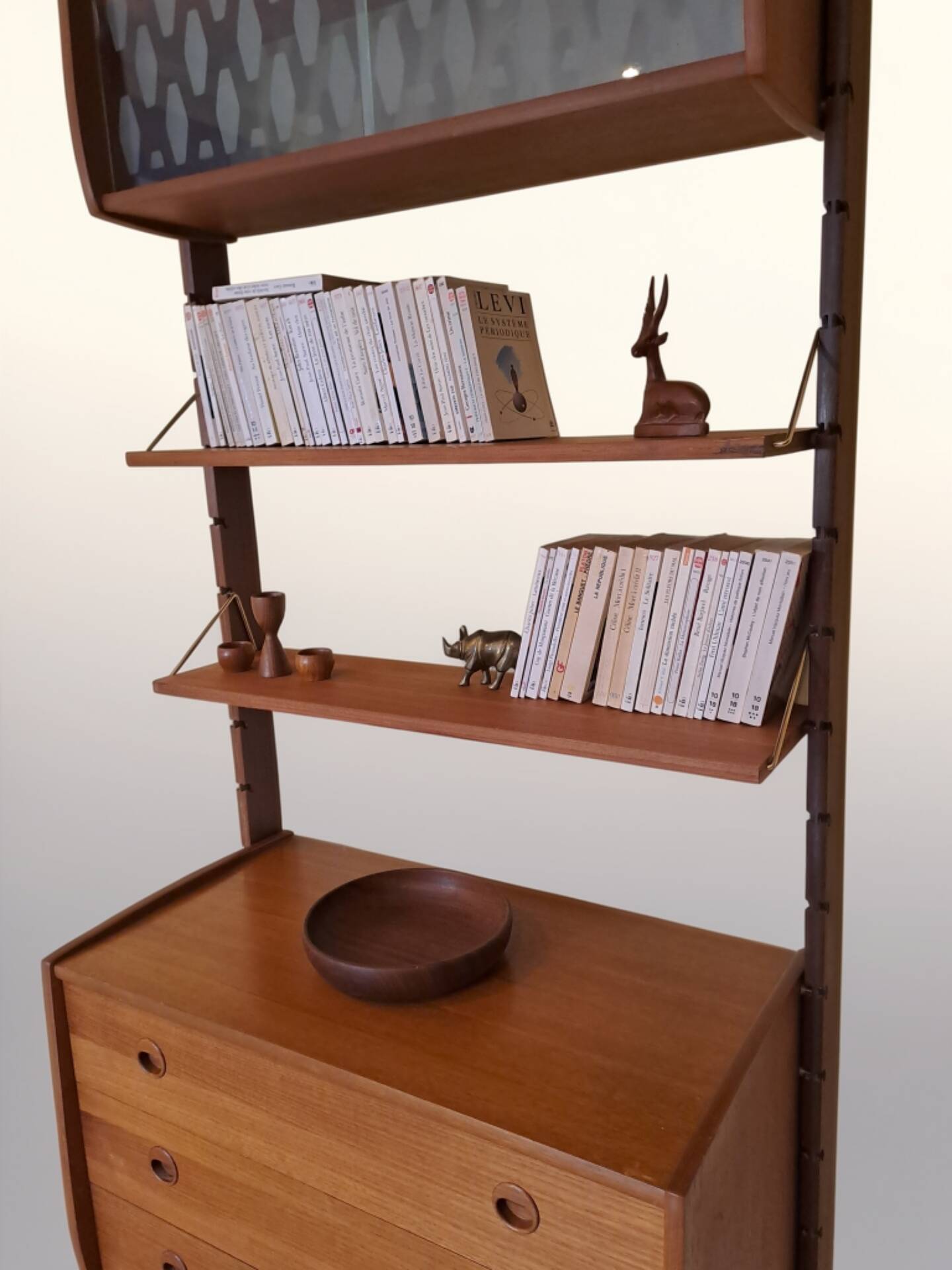 Ergo teak storage furniture, Scandinavian Vintage 1960s