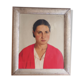 Portrait huile sur toile