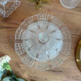 Vintage glass cloche and plate