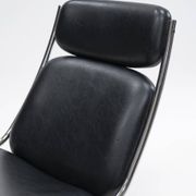 Paire de chaises cantilever en cuir par Mauser Werke Waldeck, Allemagne de l'Ouest, 19