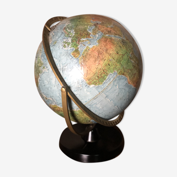 Mappemonde globe terrestre Scan-Globe Danemark vintage 70'S
