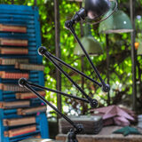 Lamp Jieldé 5 arm polished graphite