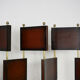 Wooden and brass screen