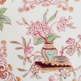 Assiette à dessert en porcelaine décor Minton 235, Sarreguemines