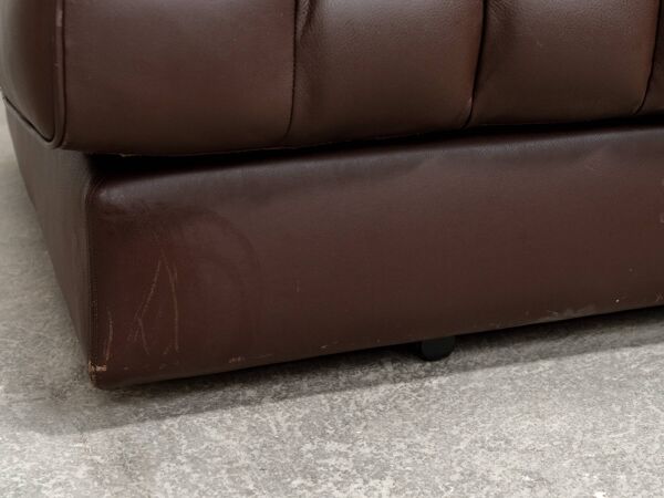 Canapé vintage DS 85 en cuir marron par De Sede 1980