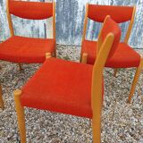 Chaises vintage style scandinave