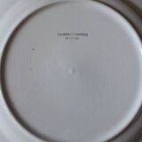 A Lot of 4 Yellow Orange Digoin Sarreguemines Scottish plates