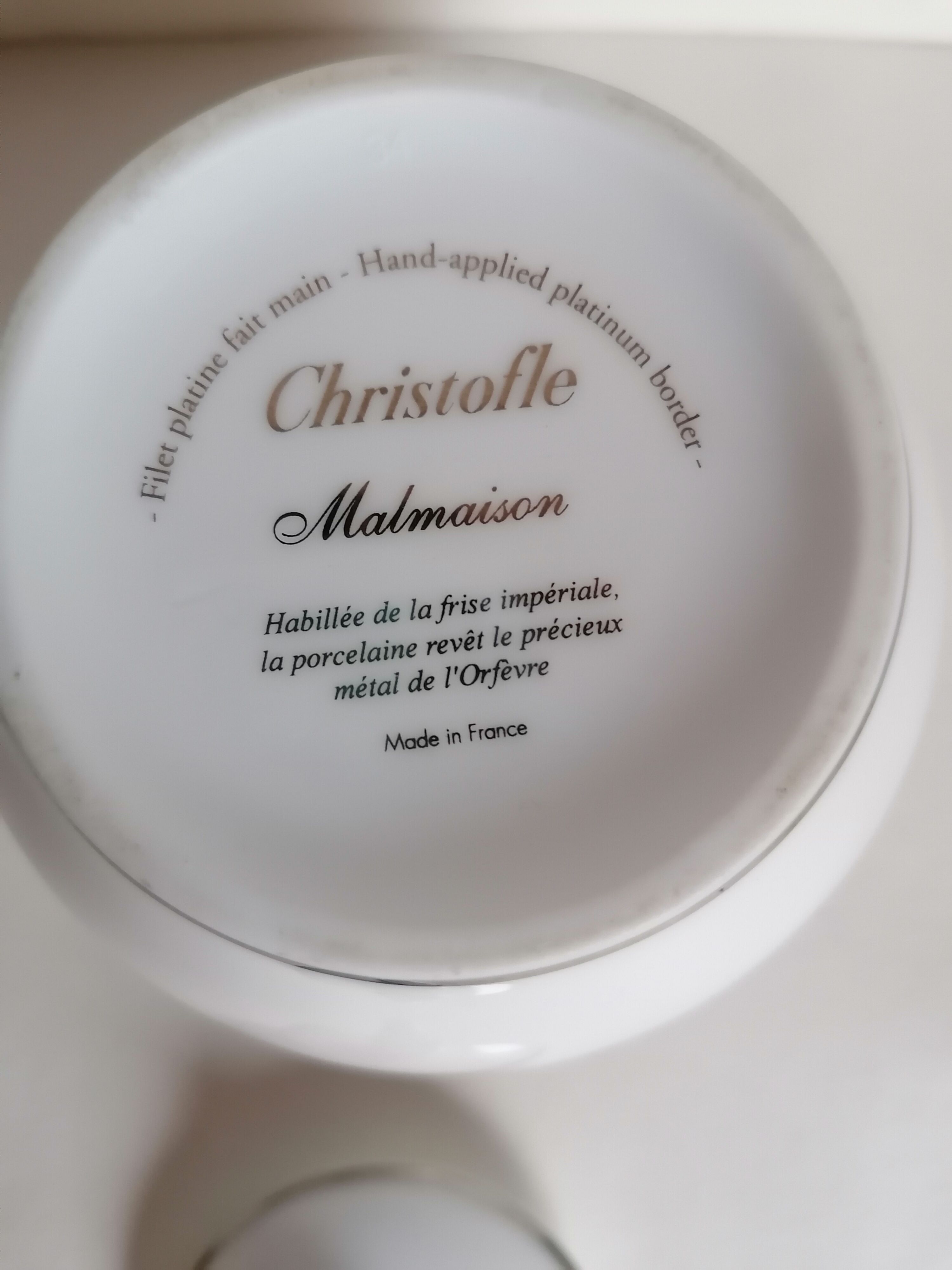 Sucrier Christofle Malmaison