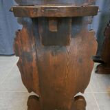 Pair of 19th century walnut stepladder chairs