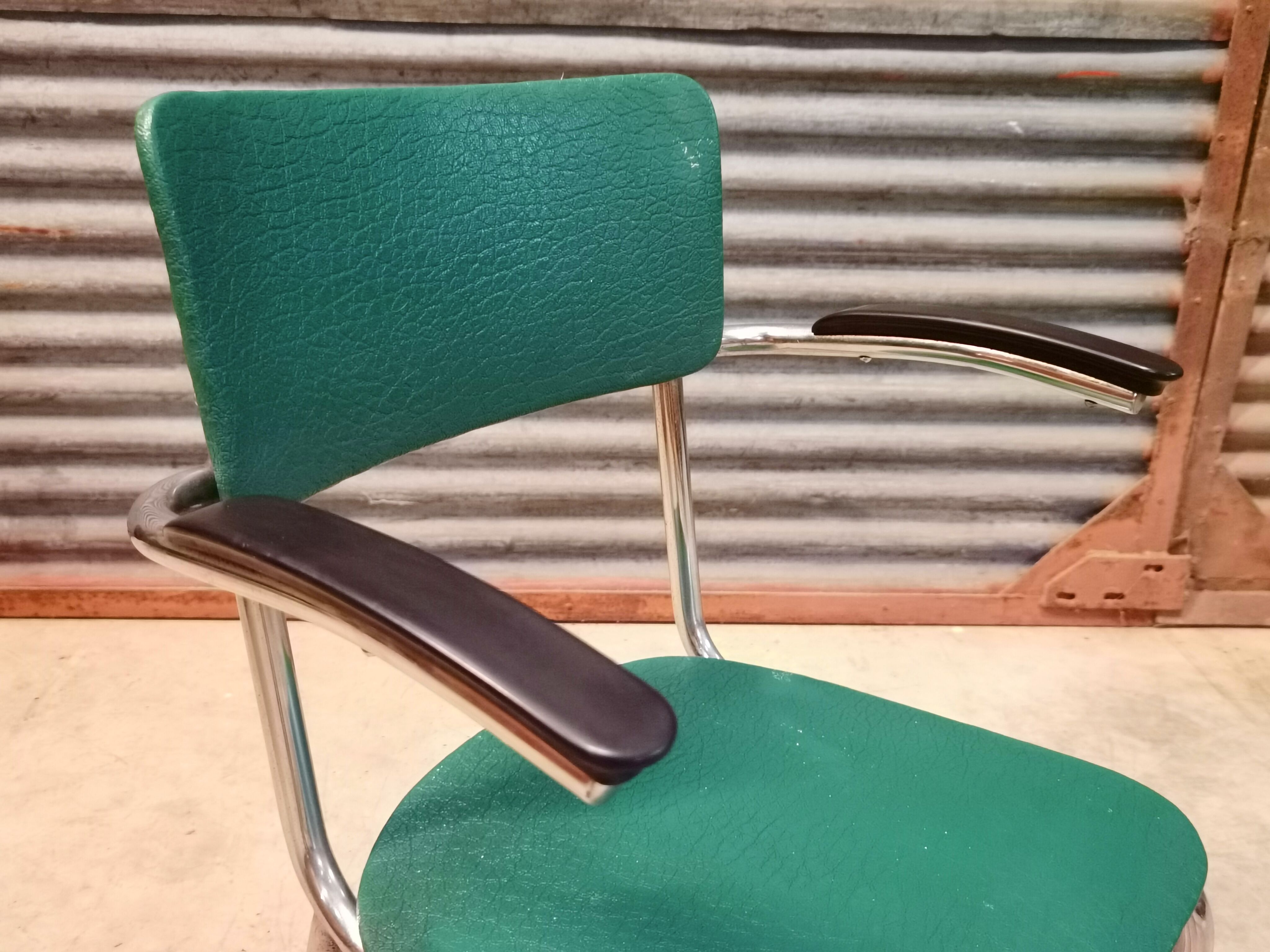 Vintage Gispen bauhaus chair