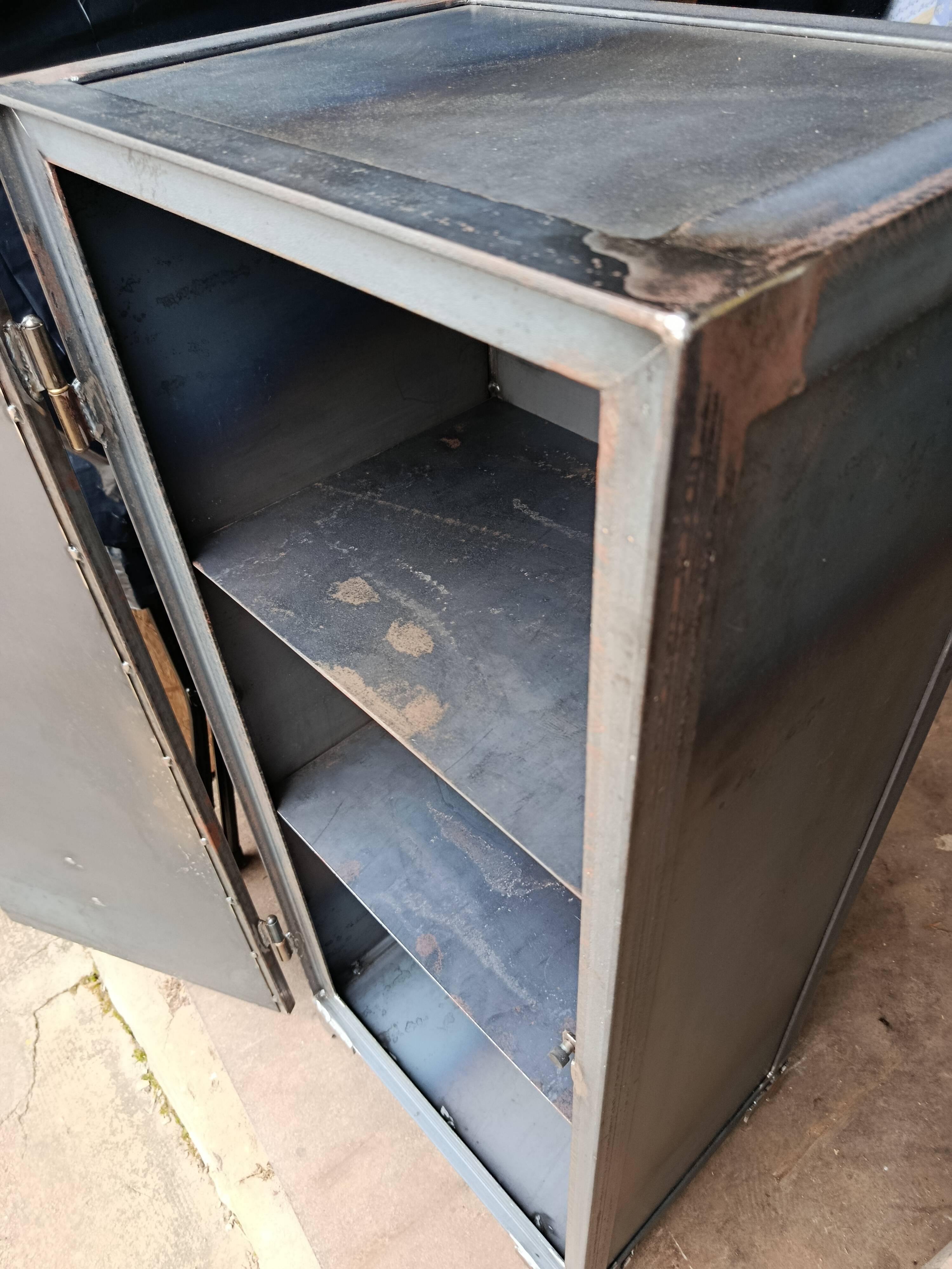 storage furniture letrapu in raw steel