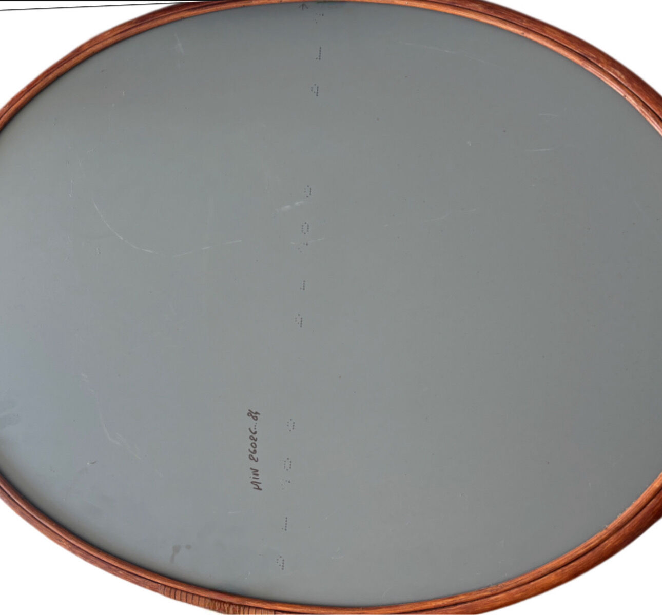 Vintage oval mirror