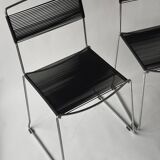 Set of 4 Spaghetti chairs by Giandomenico Belotti for Alias, Italy