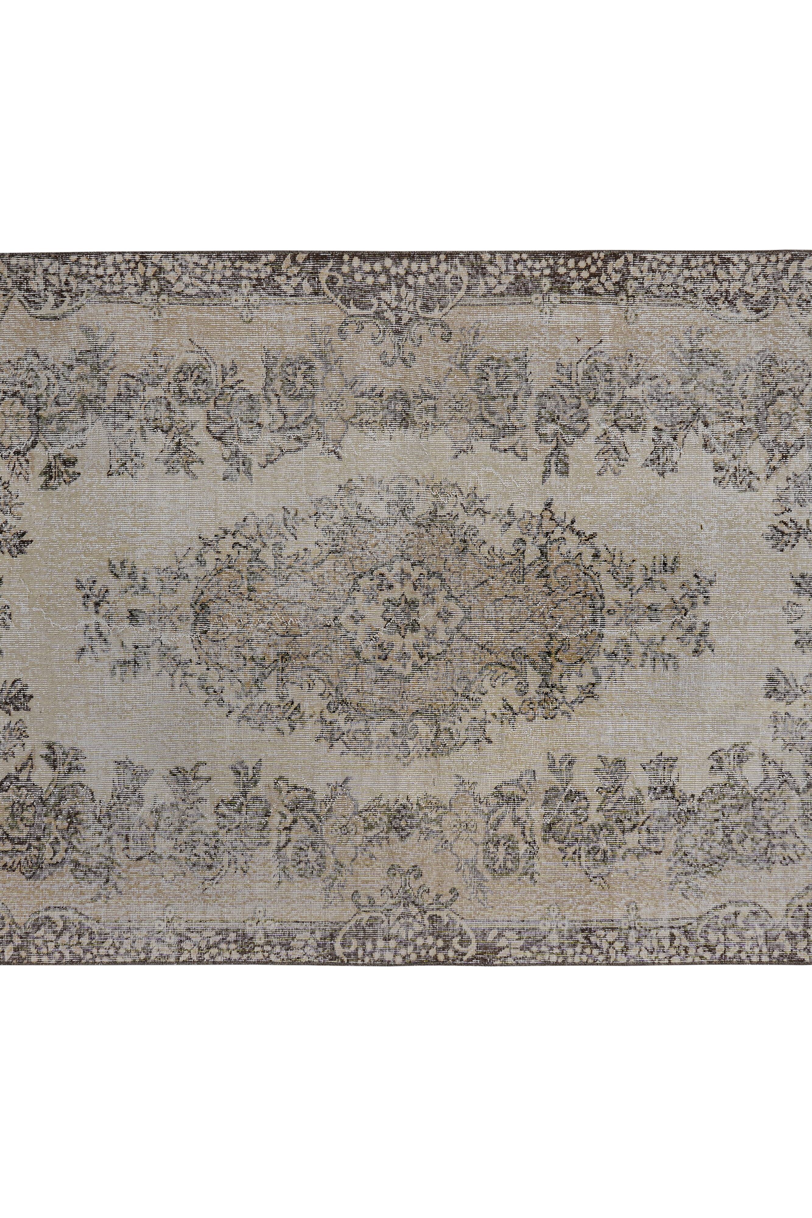 Vintage Turkish Oushak Handwoven Rug 170x270 cm