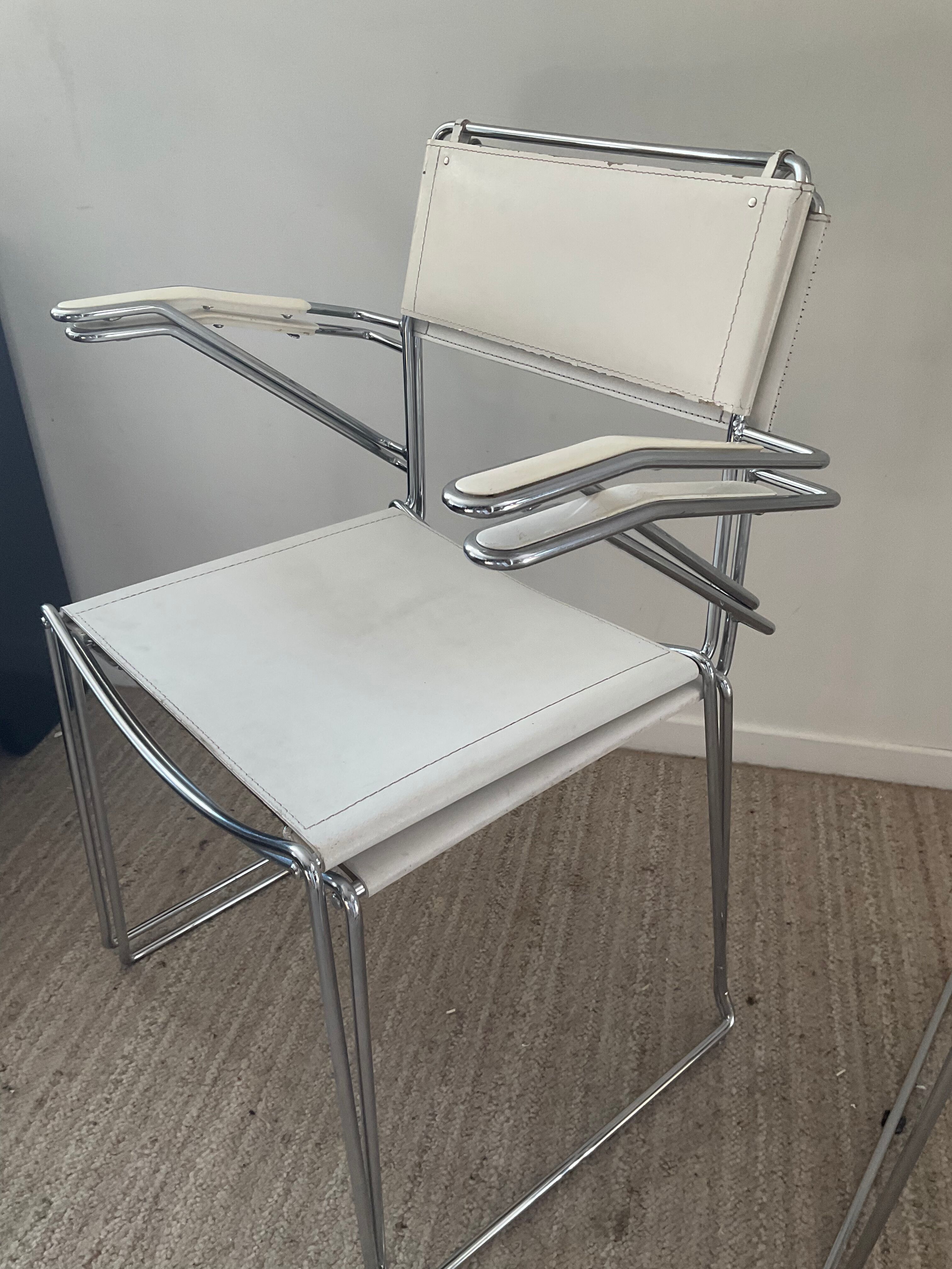 4 fauteuils Giandomenico Belotti années 70