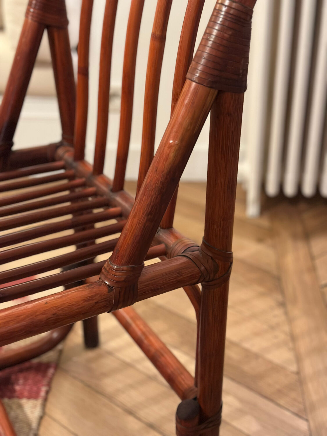 4 bamboo chairs from the 60s