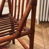 4 bamboo chairs from the 60s