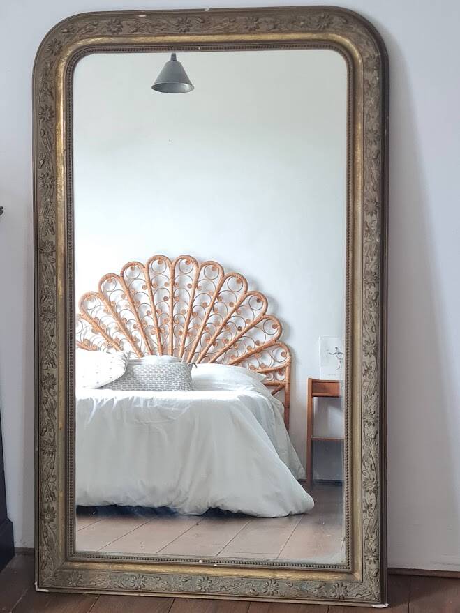 Large Louis Philippe mirror 137 x 83