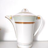 Coffee maker, milk jug and sugar jar porcelain JL&Cie Limoges