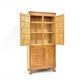Vintage brutalist wardrobe in solid oak
