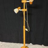Swedish pine floor lamp, Scandinavian design from the 80s