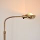 Art Deco Bauhaus floor lamp from the 1930s – nickel-plated brass, adjustabl