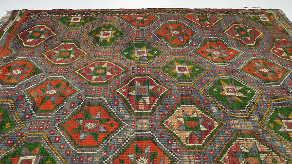 tapis Kilim 8.2x5.5 pieds 250x169 cm Salon Kilim tapis,tapis décoratif turc vintage,Fait à la main