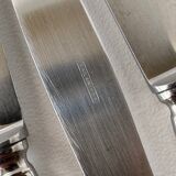 Set of 6 Vintage Modernist Sea Shell Design Dinner Knives