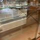 Display cabinet with 2 sliding doors