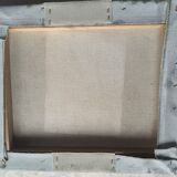 Hst still life signed helman xx: bouquet of flowers, vase, fruit, basket, window