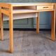 Desk A. Sornay (dlg) in solid beech & white laminate