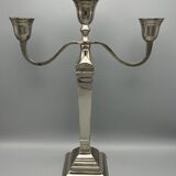 Bougeoir Unique XXL 3 en acier inoxydable 49 cm