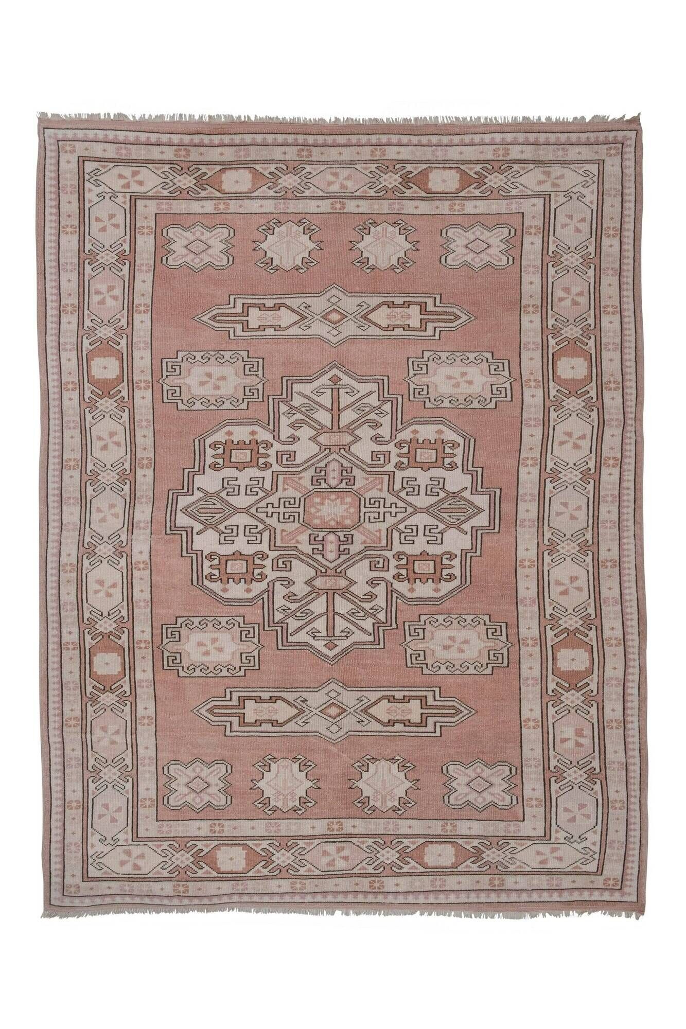 Vintage handmade Turkish rug 175x225 cm