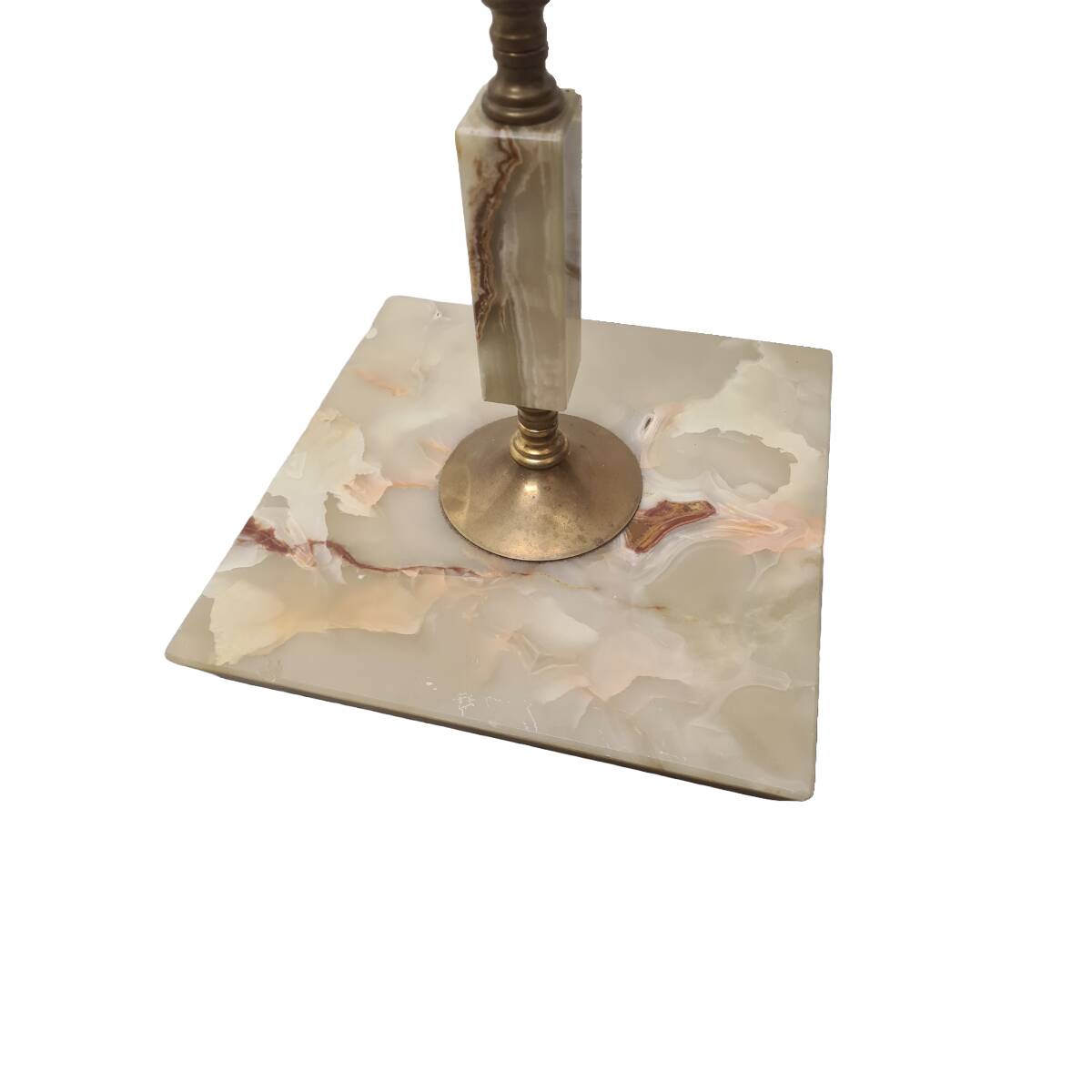 Vintage Onyx And Brass Table Lamp, 1960s
