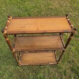 Vintage rattan shelf