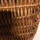 Vintage 70s wicker shopping basket