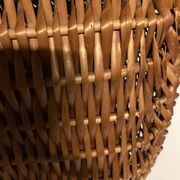 Vintage 70s wicker shopping basket