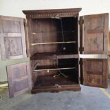 Armoire vintage robuste en bois / étagère / armoire de rangement