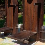 Gothic wall corner shelves