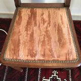 Paire de chaises art deco en acajou