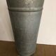 Large zinc florist pot