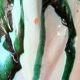 Pichet melon en céramique émaillée