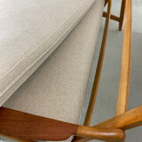 2seater sofa in oak by Tove & Edward Kindt-Larson