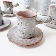 1970 vintage stoneware coffee service